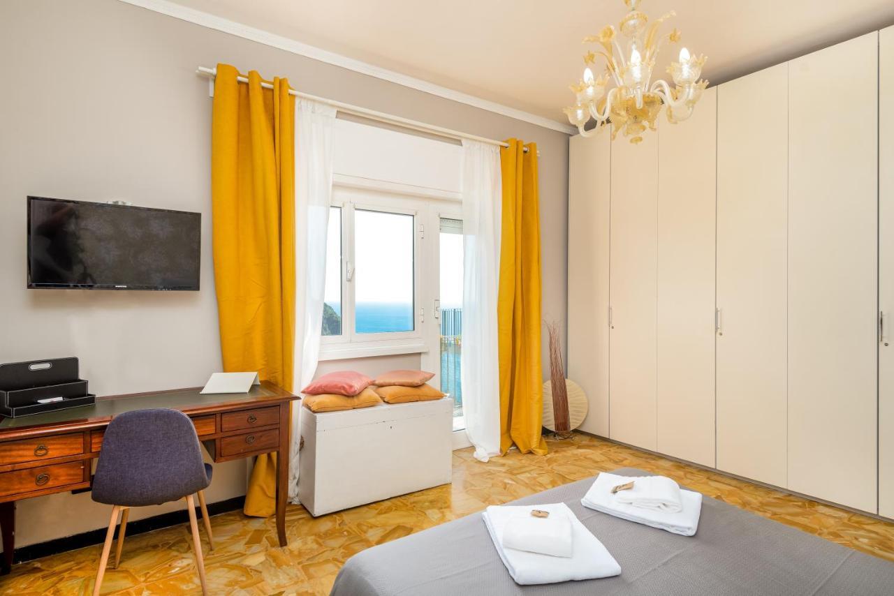 Cinque Terre D'Amare Sea View Big Apartment For Travel Lovers Riomaggiore Dış mekan fotoğraf